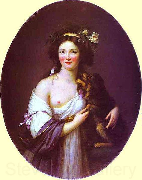 elisabeth vigee-lebrun Portrait of Mme D'Aguesseau. Spain oil painting art